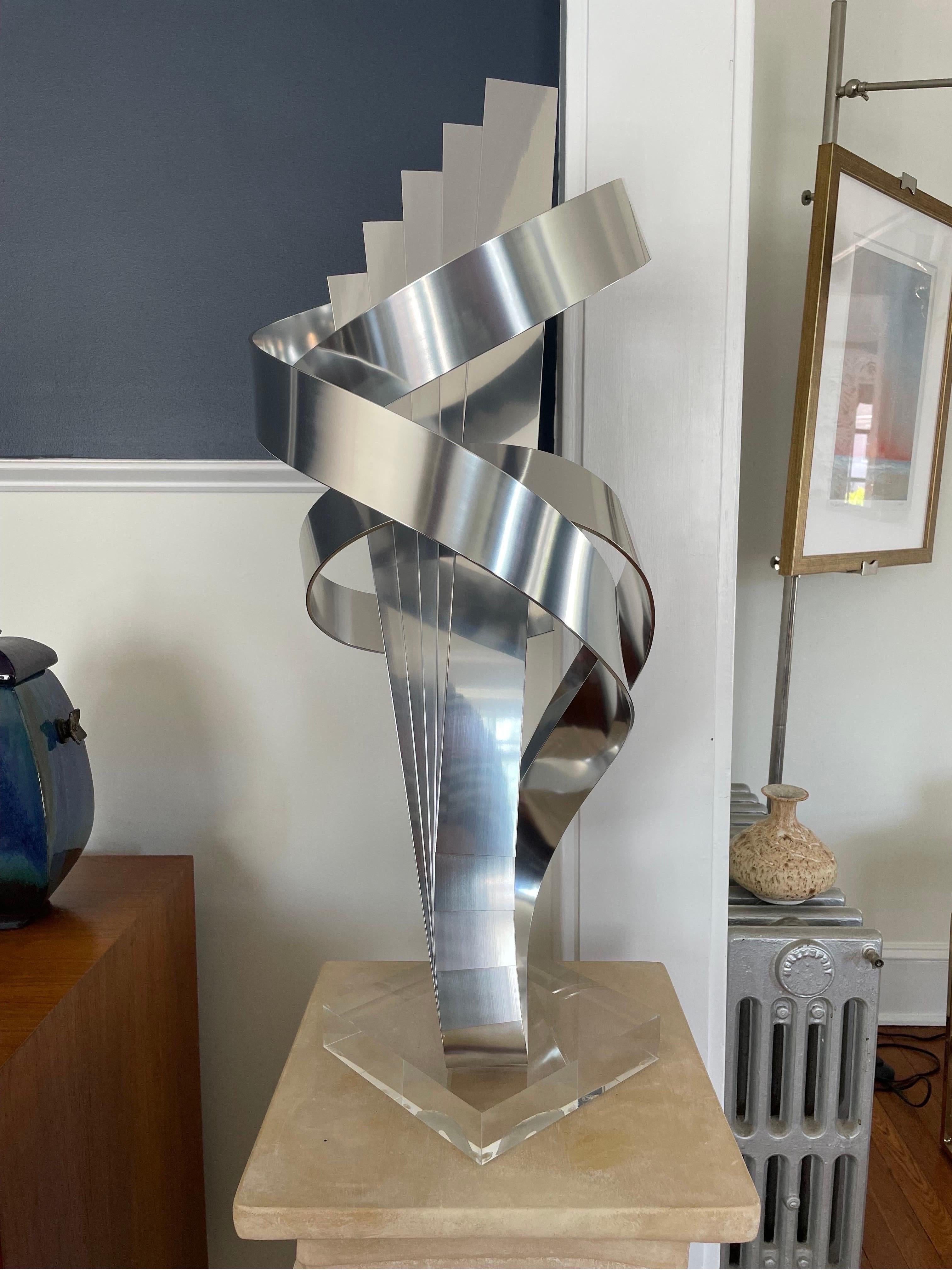 Moderne Sculpture cinétique abstraite de Dan Murphy en vente