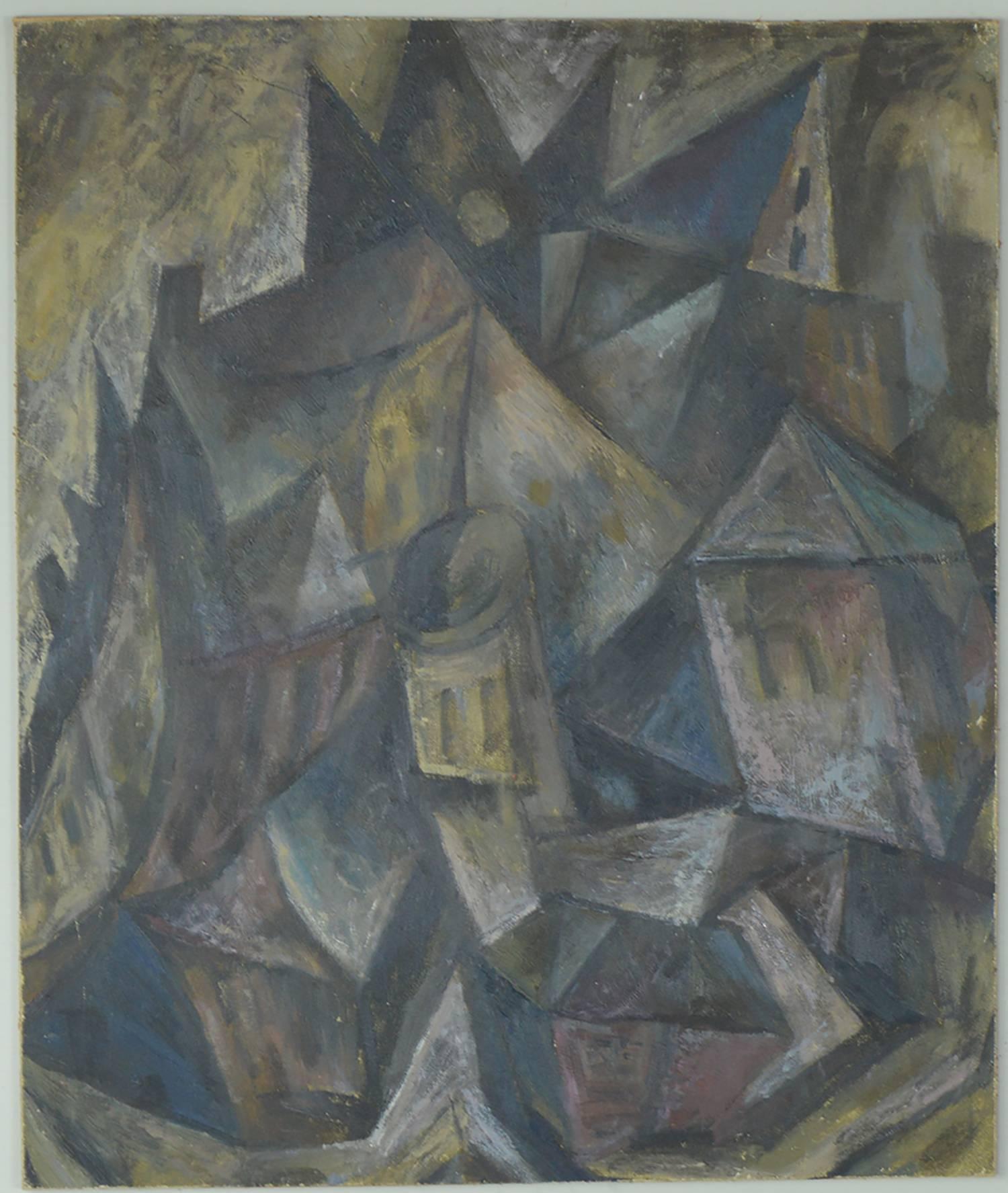 Modern Abstract Landscape, David Lord, circa 1960