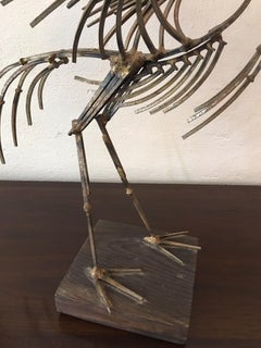 Abstract Large Bird Nail Sculpture