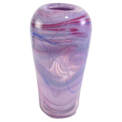 Vintage Abstract Lavender Vase