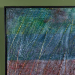 Abstract Layered Painting on Canvas
