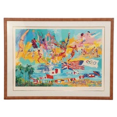 Impresión olímpica abstracta de Leroy Neiman