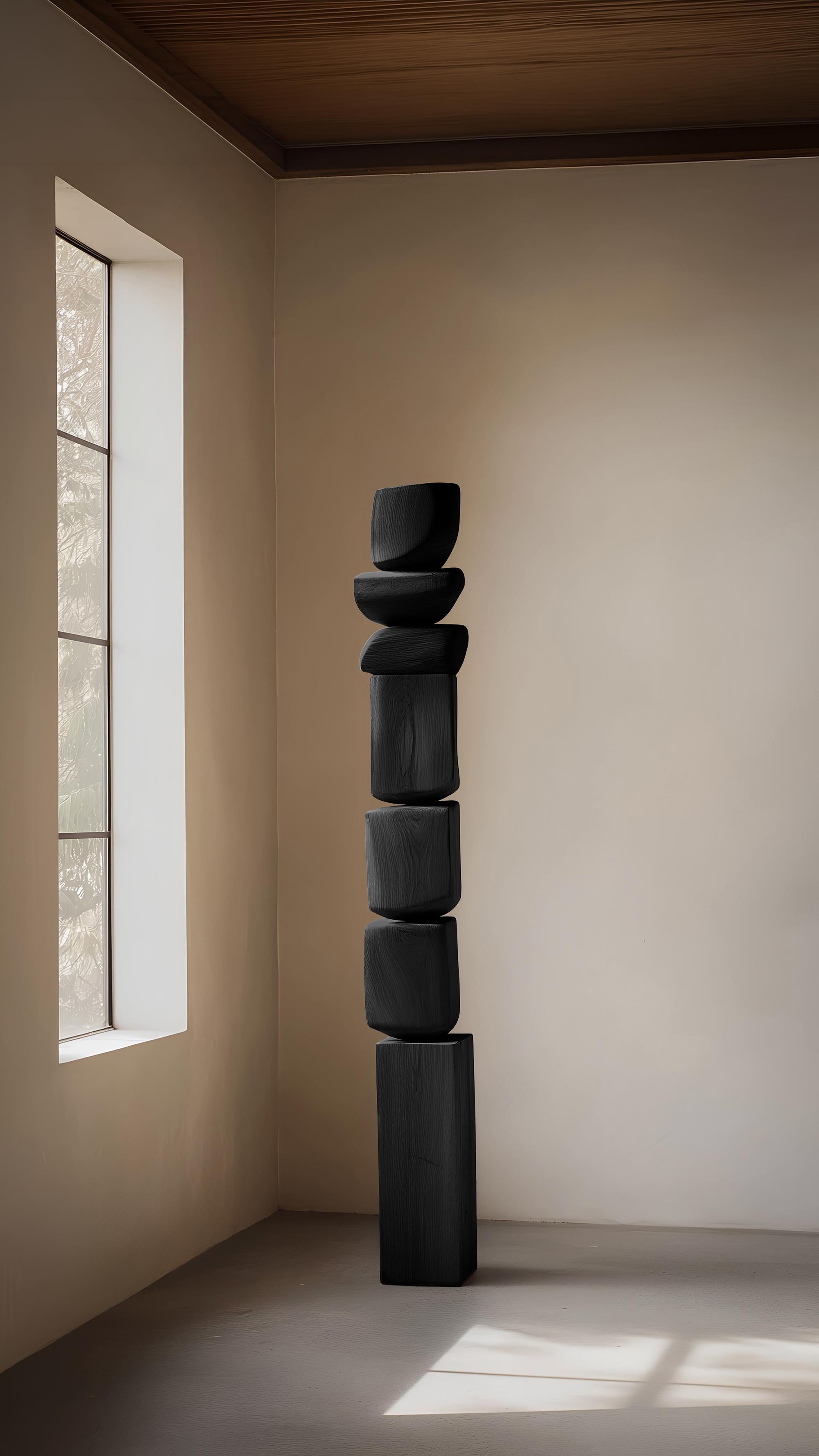 Abstract Light Oak Standing Totem by NONO Still Stand No134 For Sale at ...