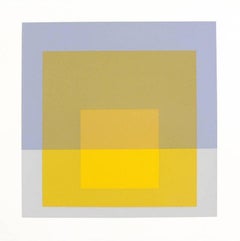 Lithographie abstraite de Josef Albers issue de Formulation and Articulation
