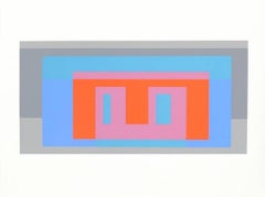 Abstract Lithograph by Josef Albers from Formulation and Articulation