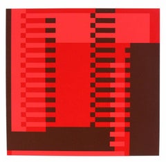Abstract Lithograph by Josef Albers from Formulation and Articulation