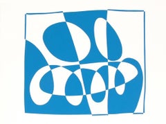 Abstract Lithograph by Josef Albers from Formulation and Articulation