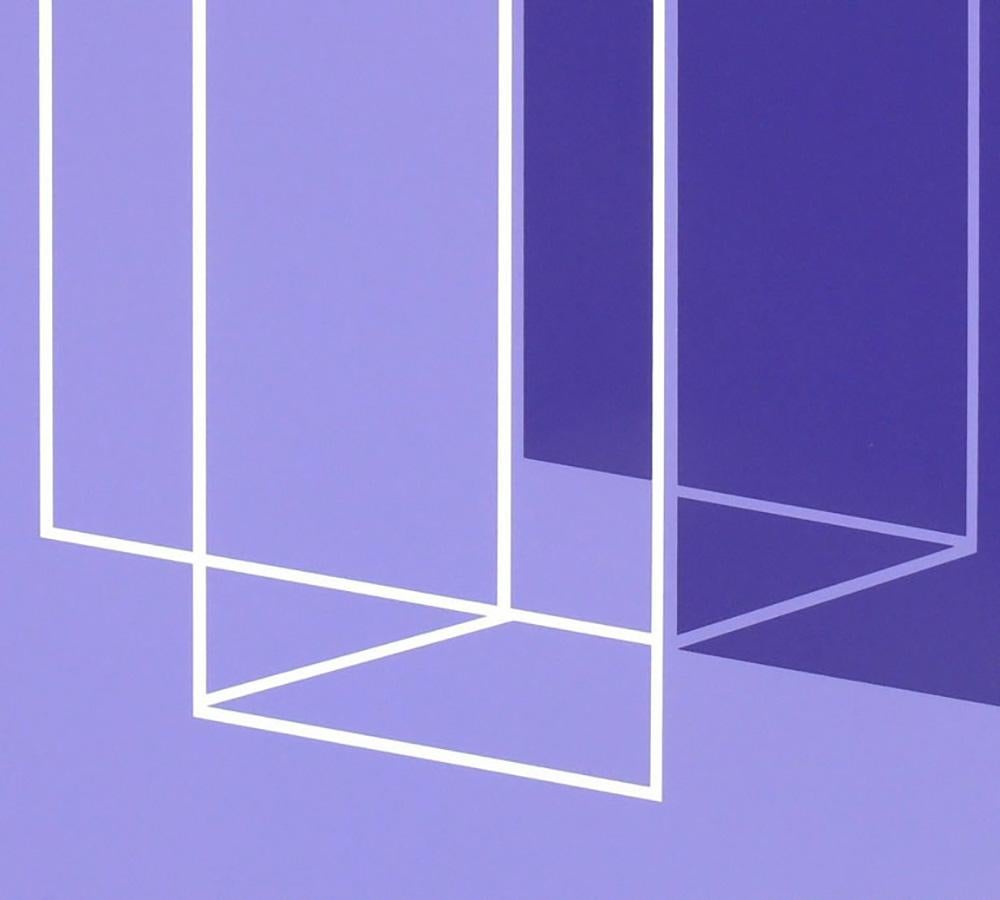 Mid-Century Modern Lithographie abstraite de Josef Albers issue de Formulation and Articulation en vente