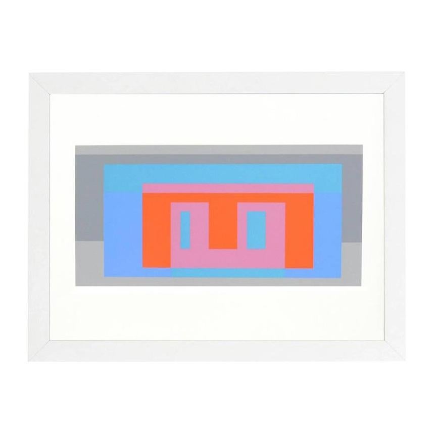 Américain Lithographie abstraite de Josef Albers issue de Formulation and Articulation en vente