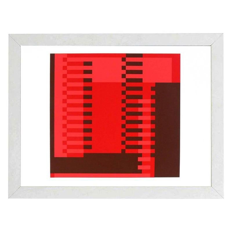 Américain Lithographie abstraite de Josef Albers issue de Formulation and Articulation en vente