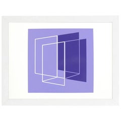Abstract Lithograph by Josef Albers from Formulation and Articulation