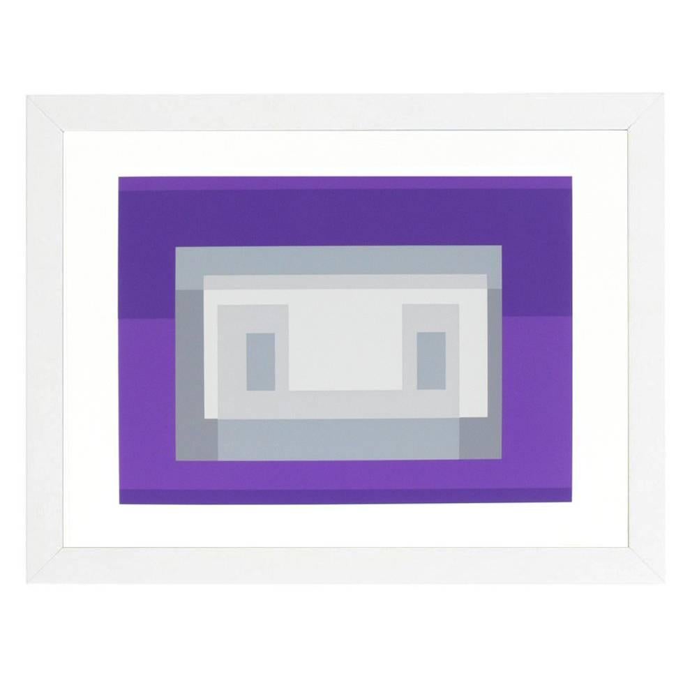 Abstract Lithograph by Josef Albers from Formulation and Articulation