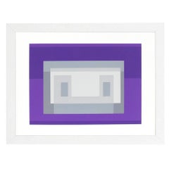 Litografía abstracta de Josef Albers de Formulación y articulación