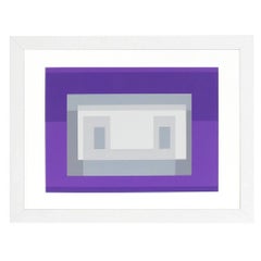 Abstract Lithograph by Josef Albers from Formulation and Articulation