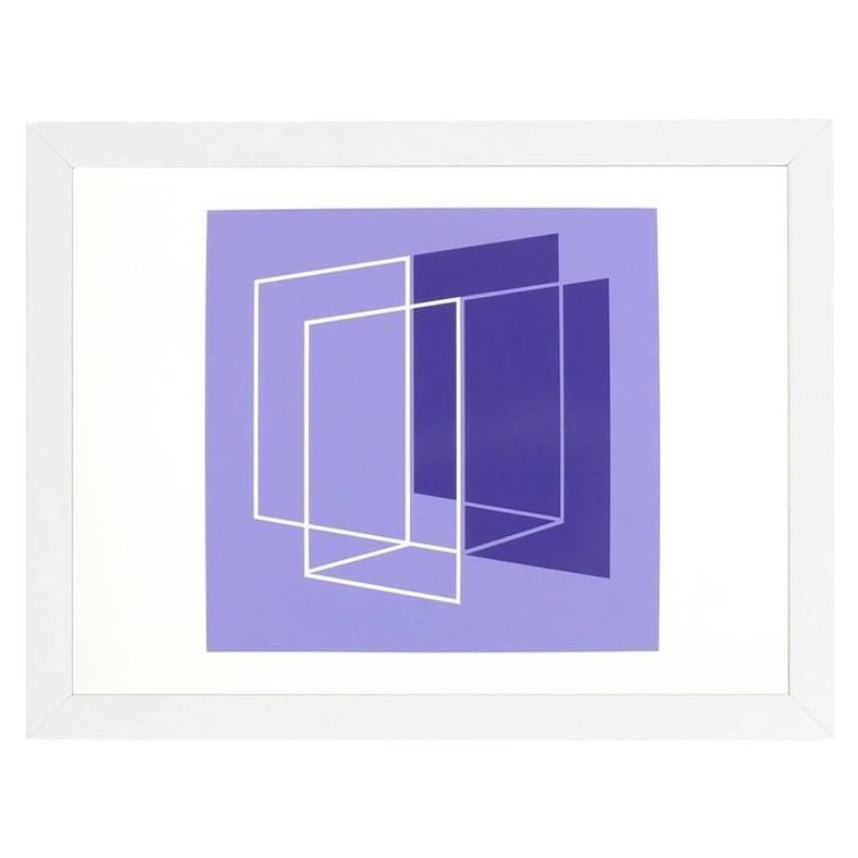 Lithographie abstraite de Josef Albers issue de Formulation and Articulation