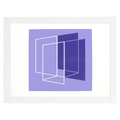 Abstract Lithograph by Josef Albers from Formulation and Articulation