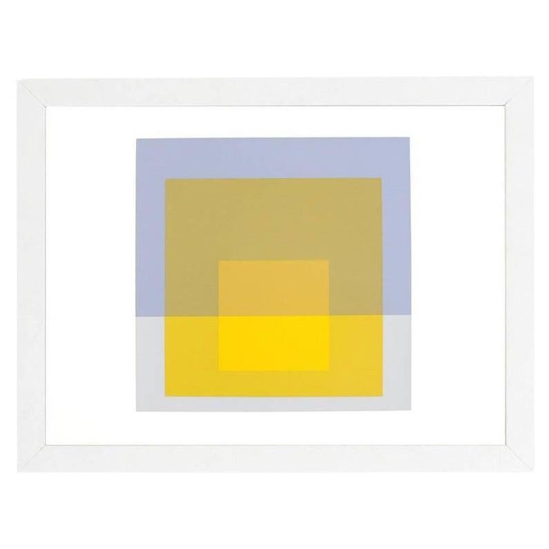 Lithographie abstraite de Josef Albers issue de Formulation and Articulation