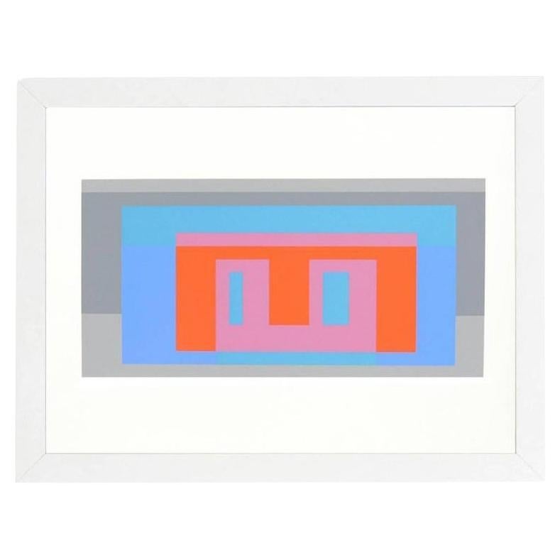 Lithographie abstraite de Josef Albers issue de Formulation and Articulation