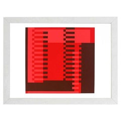 Abstract Lithograph by Josef Albers from Formulation and Articulation
