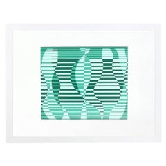 Abstract Lithograph by Josef Albers from Formulation and Articulation