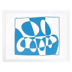 Abstract Lithograph by Josef Albers from Formulation and Articulation