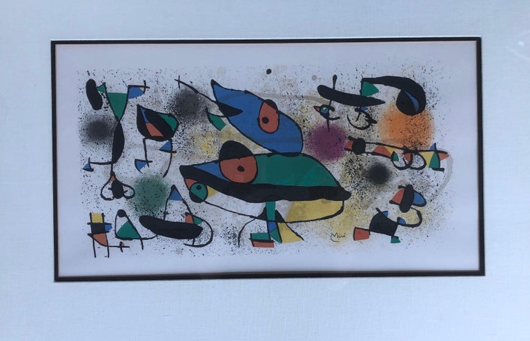 Mid-Century Modern Abstract Lithograph 