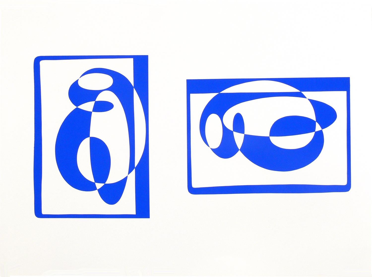 Abstrakte Lithographien von Josef Albers aus der Formel und Articulation (Moderne der Mitte des Jahrhunderts) im Angebot