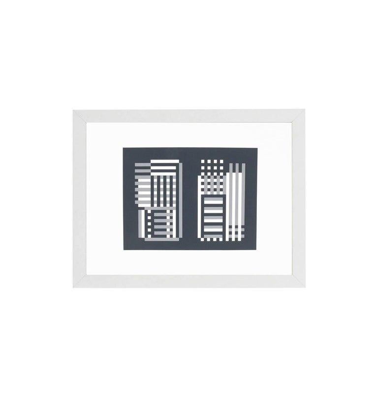 Américain Lithographies abstraites de Josef Albers tirées de Formulation et Articulation en vente