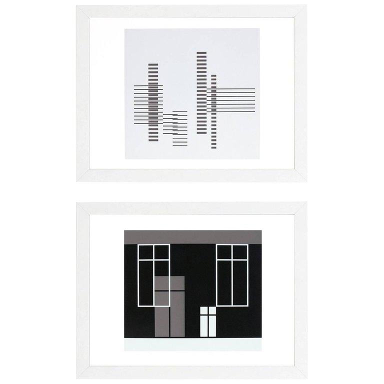 Abstrakte Lithographien von Josef Albers aus der Formel und Articulation (amerikanisch) im Angebot