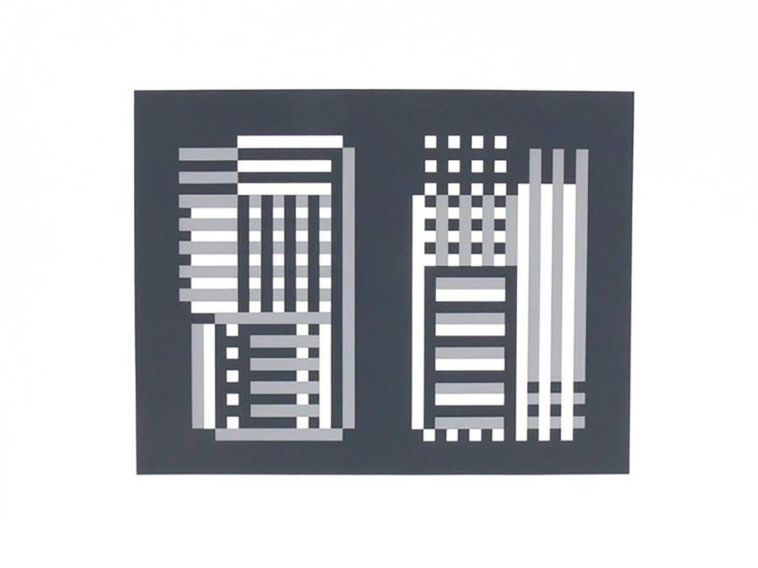 Lithographies abstraites de Josef Albers tirées de Formulation et Articulation Bon état - En vente à Atlanta, GA