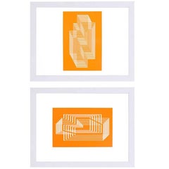 Abstract Lithographs by Josef Albers from Formulation and Articulation