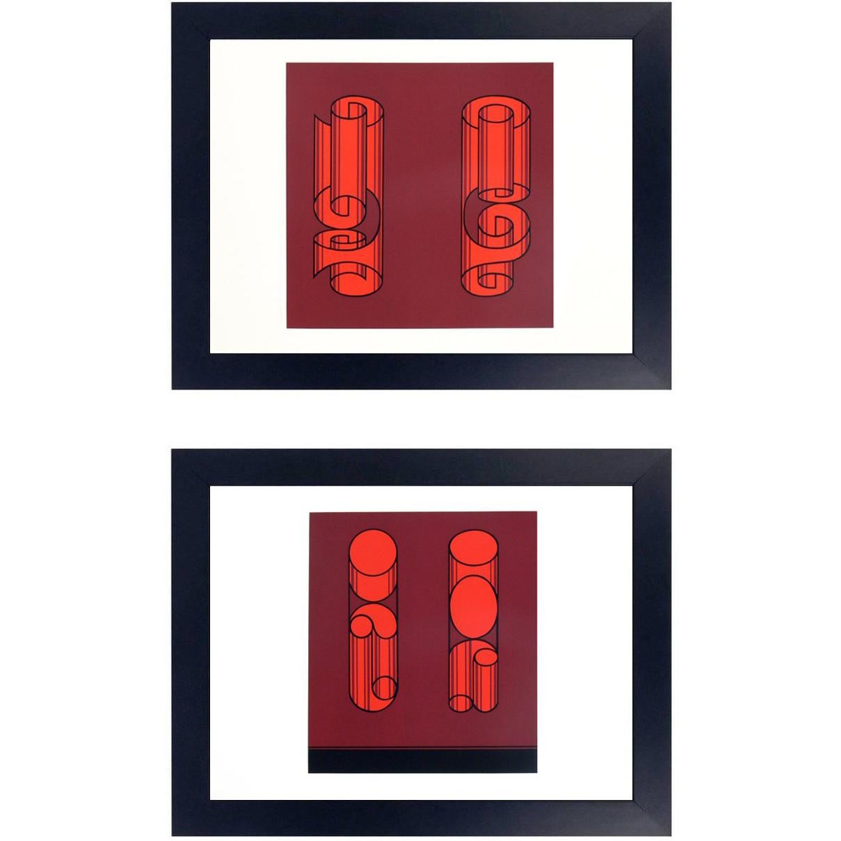 Abstract Lithographs by Josef Albers from Formulation and Articulation