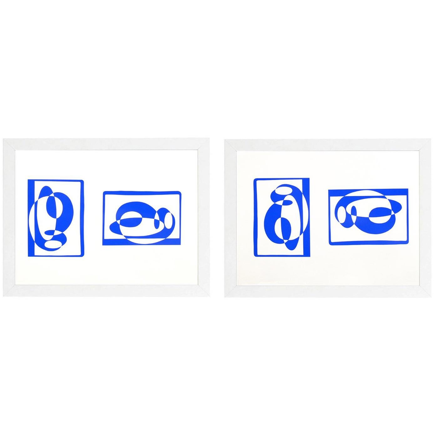 Lithographies abstraites de Josef Albers de la formulation et de l'articulation