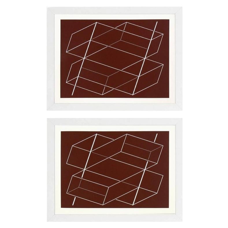 Abstrakte Lithographien von Josef Albers aus Formulierung und Artikulation