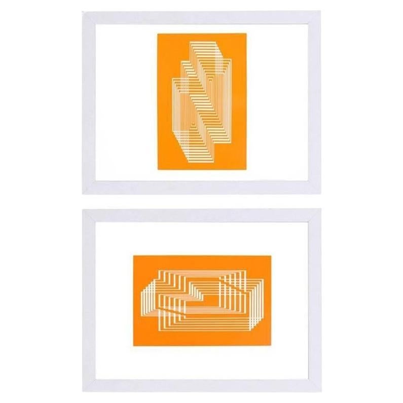 Lithographies abstraites de Josef Albers tirées de Formulation et Articulation