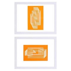 Lithographies abstraites de Josef Albers tirées de Formulation et Articulation