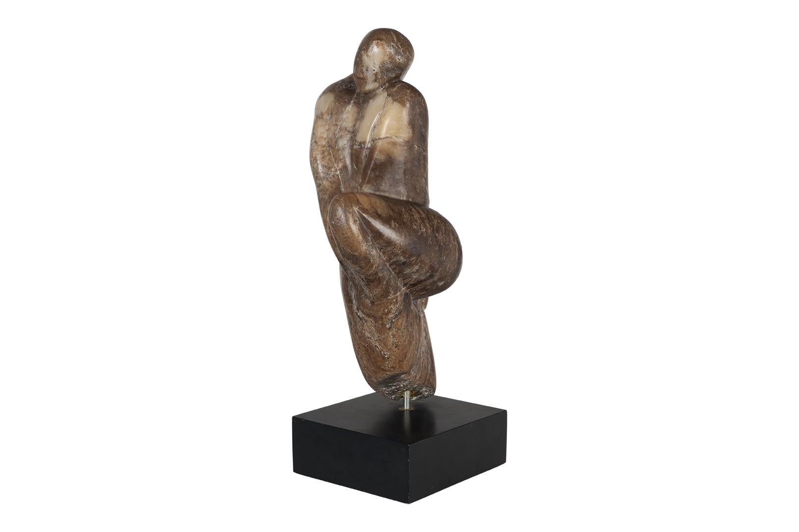 20th Century Abstract Marble Figure Sculpture by Hyam Myer