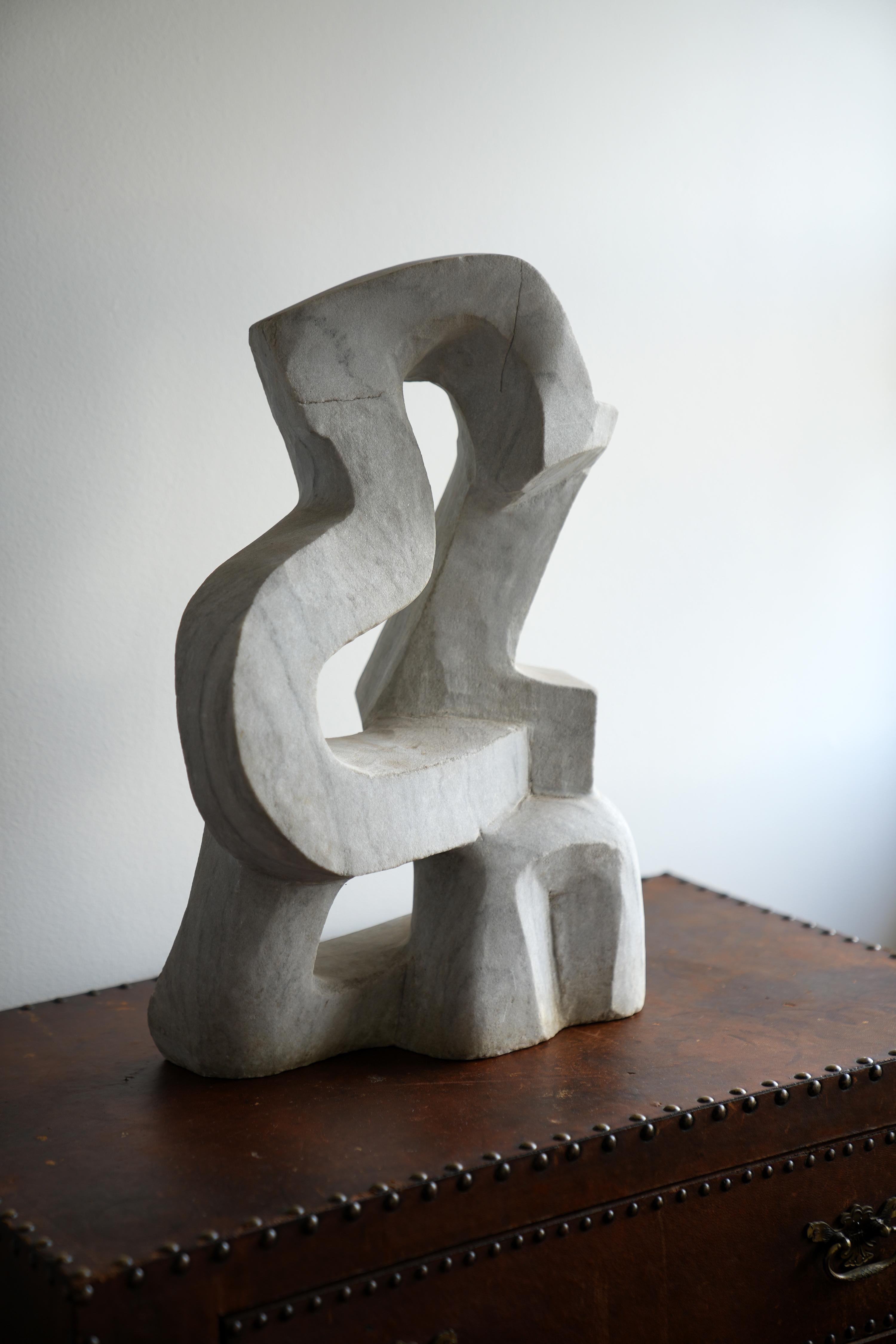 Organic Modern Abstract marble form c.1970s