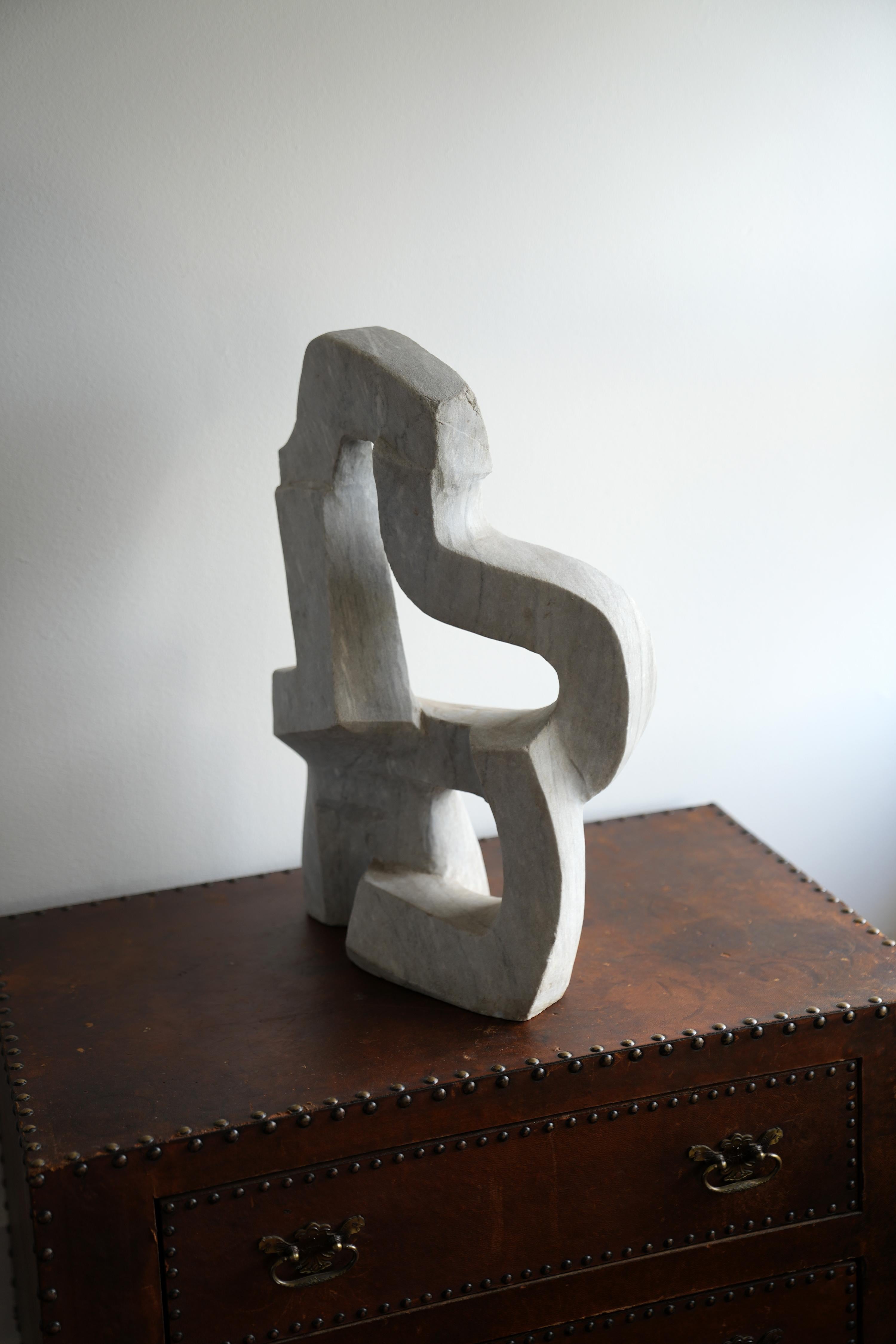 Abstract marble form c.1970s 1