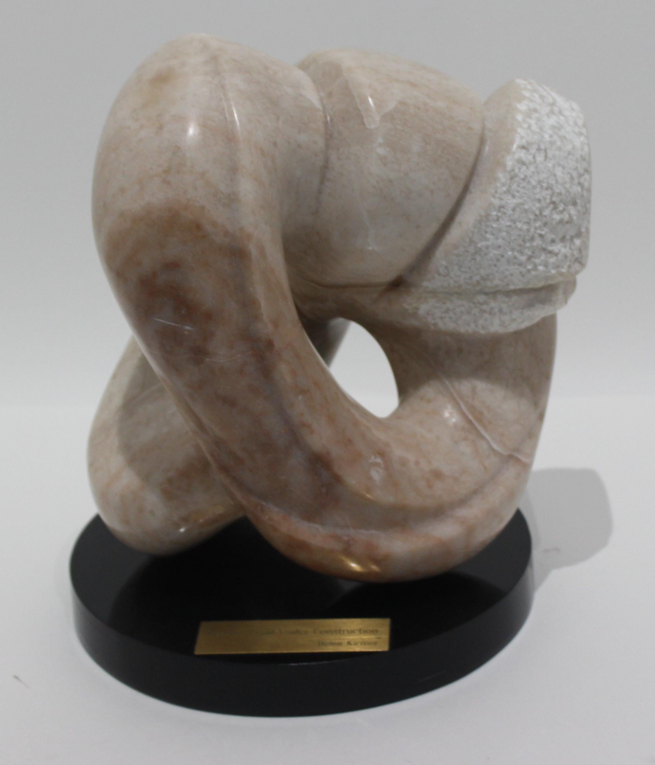 Scultura astratta in marmo di Helen Kerzner in vendita 3