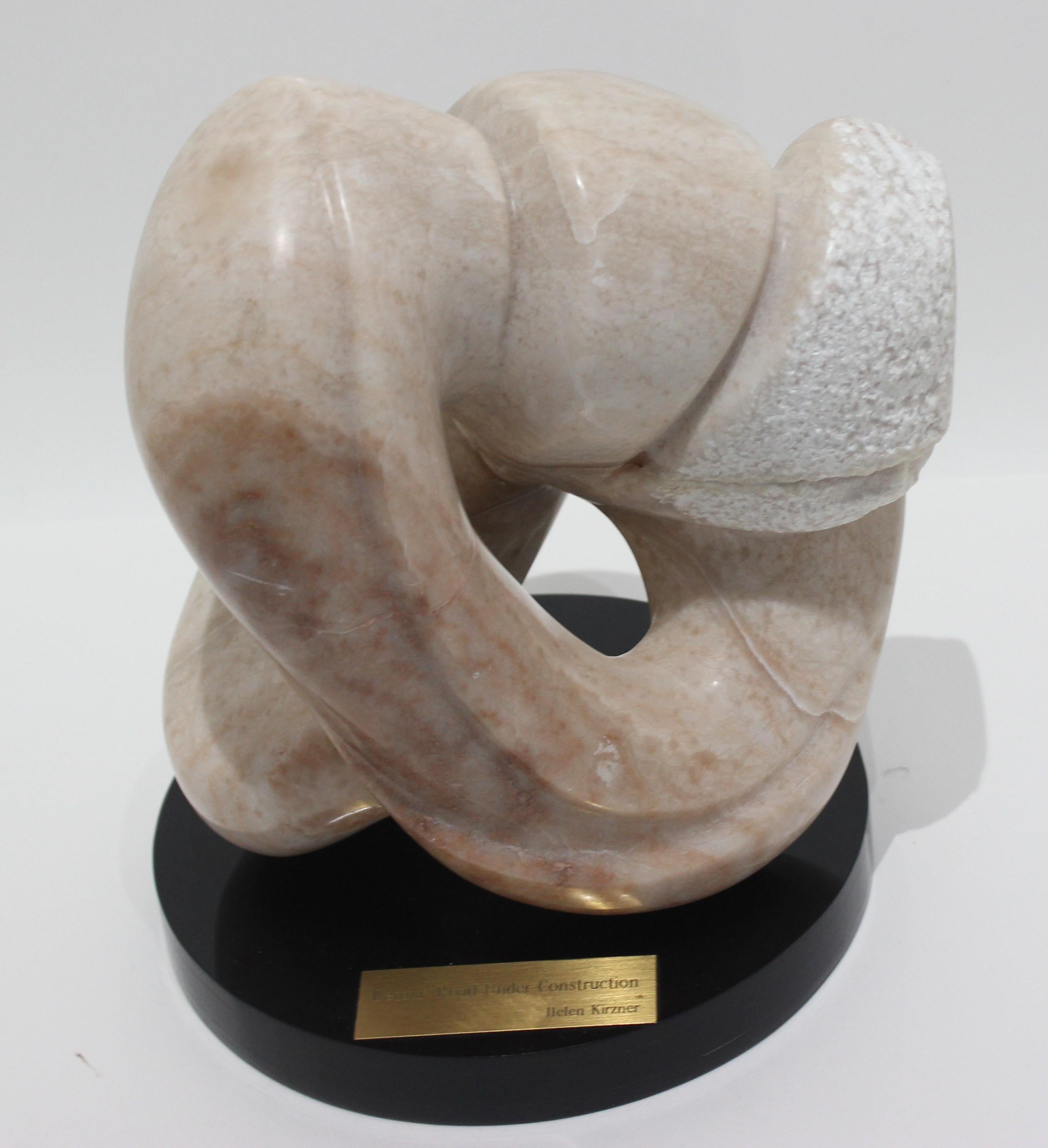 American Abstract Marble Sculpture by Helen Kerzner For Sale