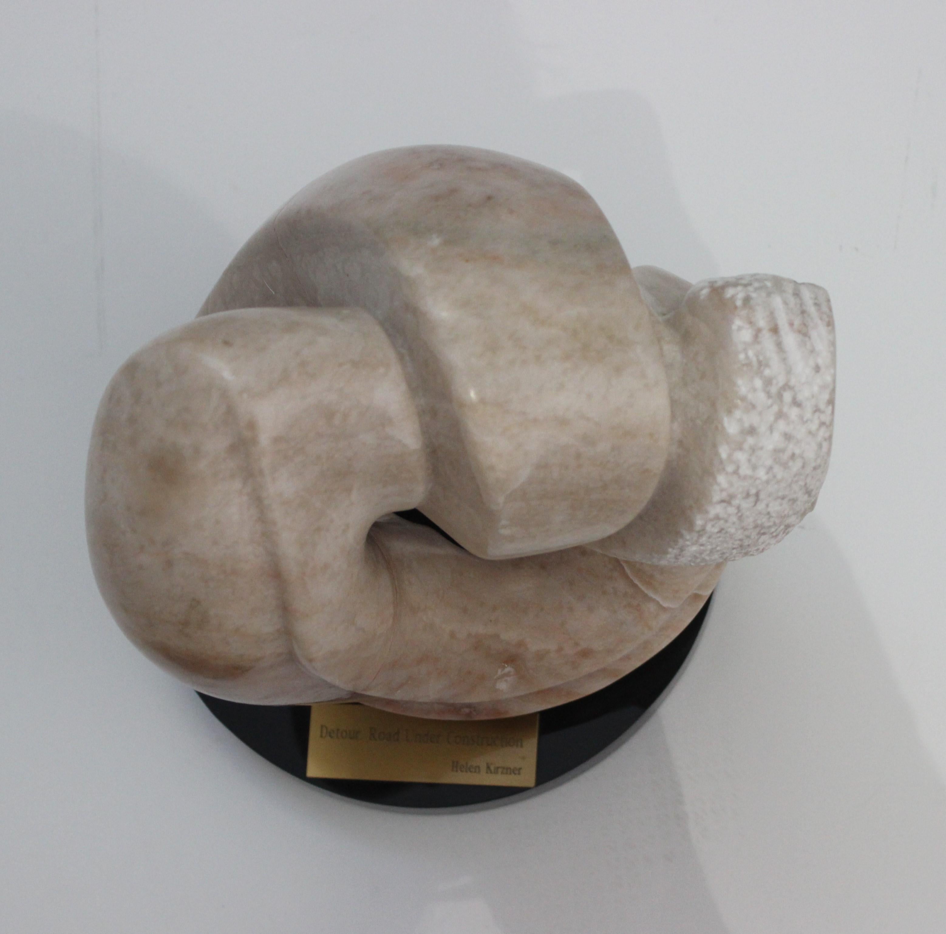 Granite Abstract Marble Sculpture by Helen Kerzner For Sale