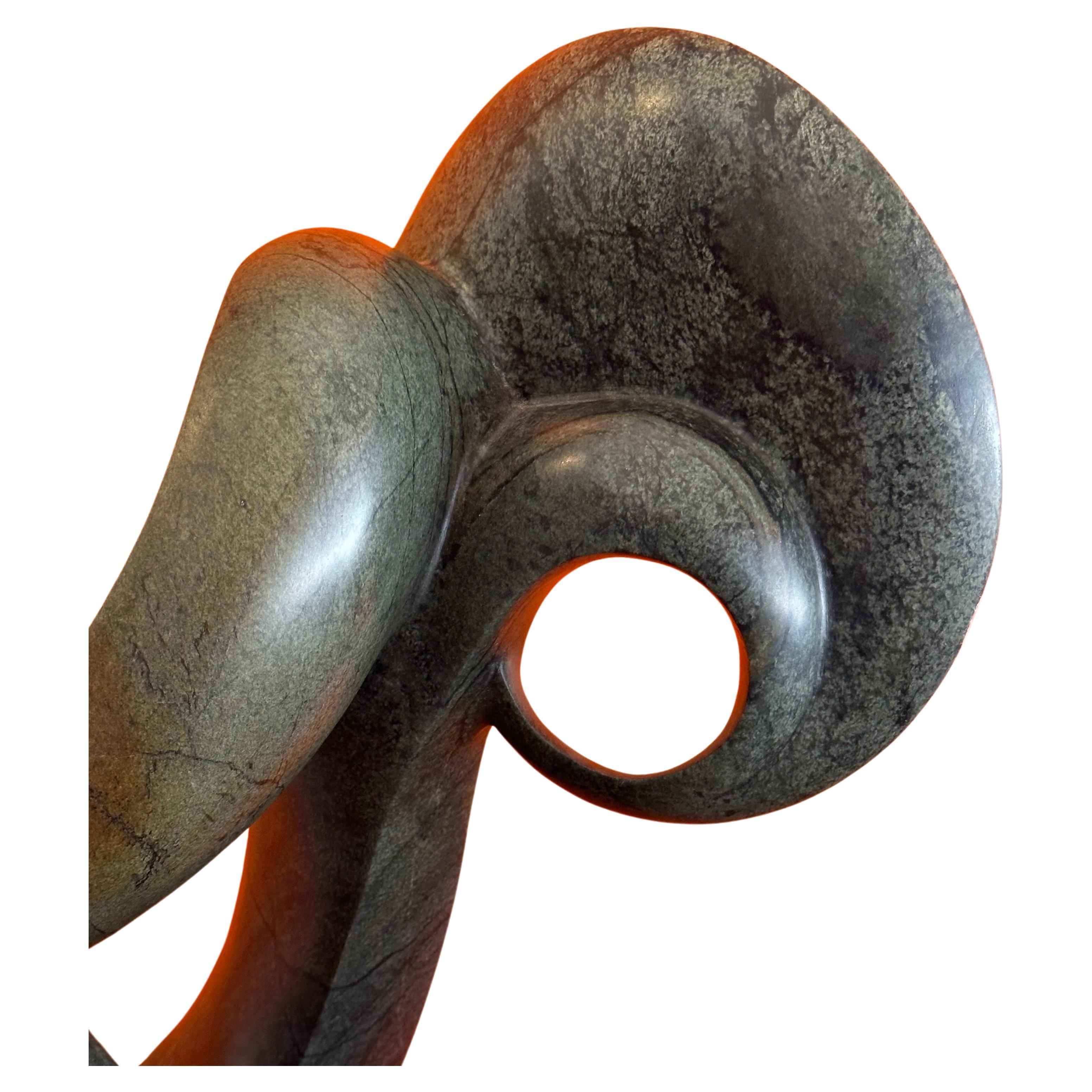 Escultura abstracta de mármol de James Phiri en Bueno estado para la venta en San Diego, CA