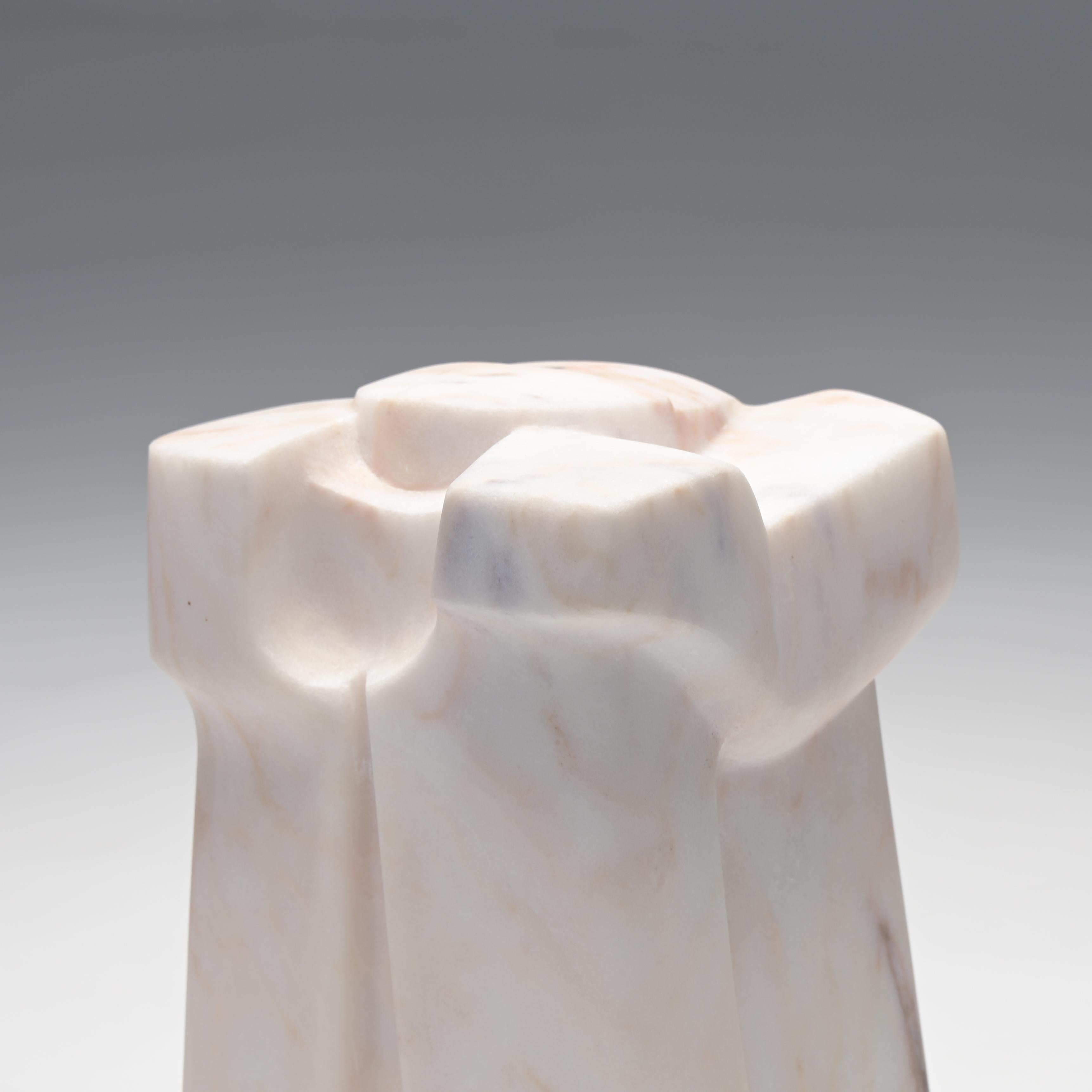 Escultura abstracta de mármol de Jan Keustermans en venta 3