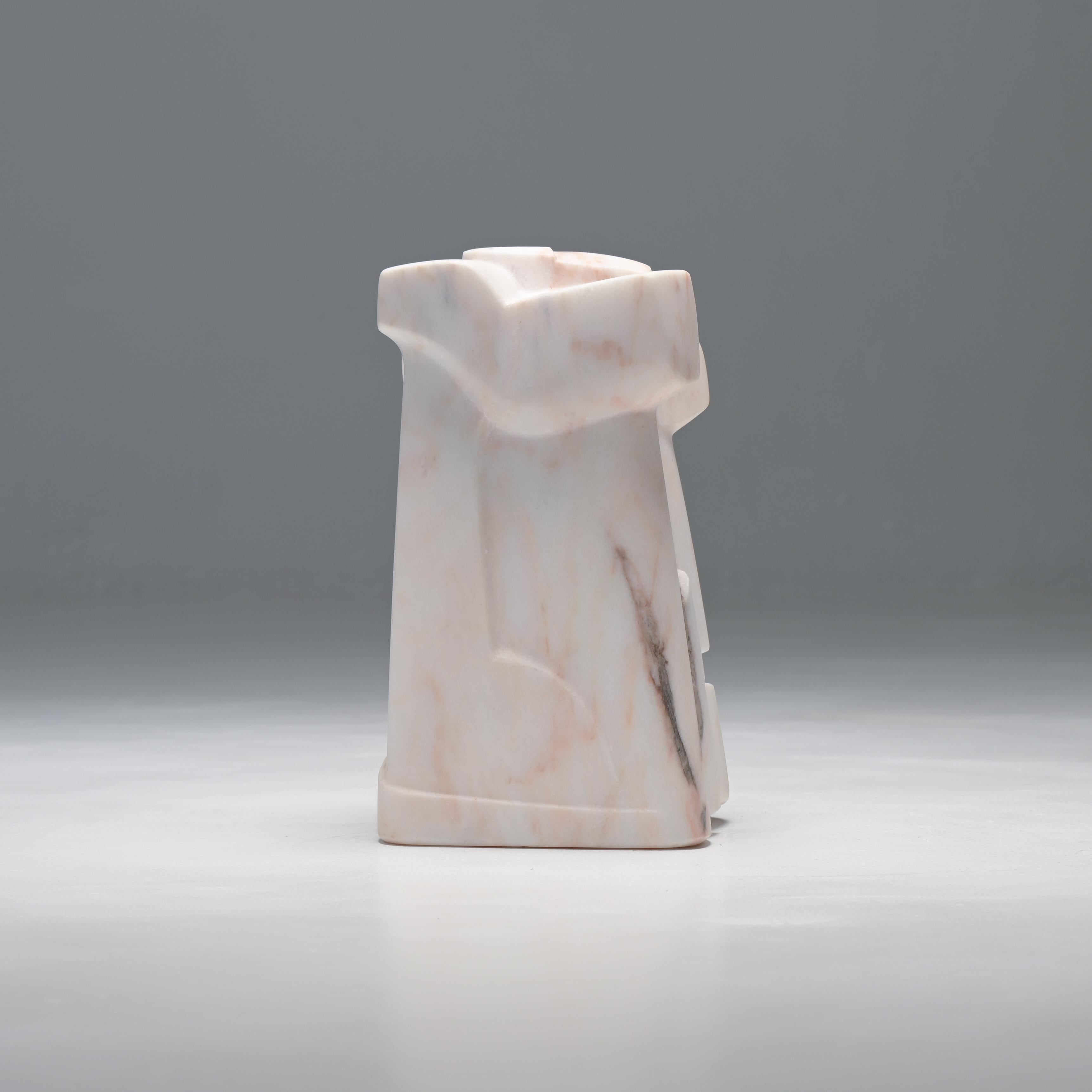 Escultura abstracta de mármol de Jan Keustermans Belga en venta