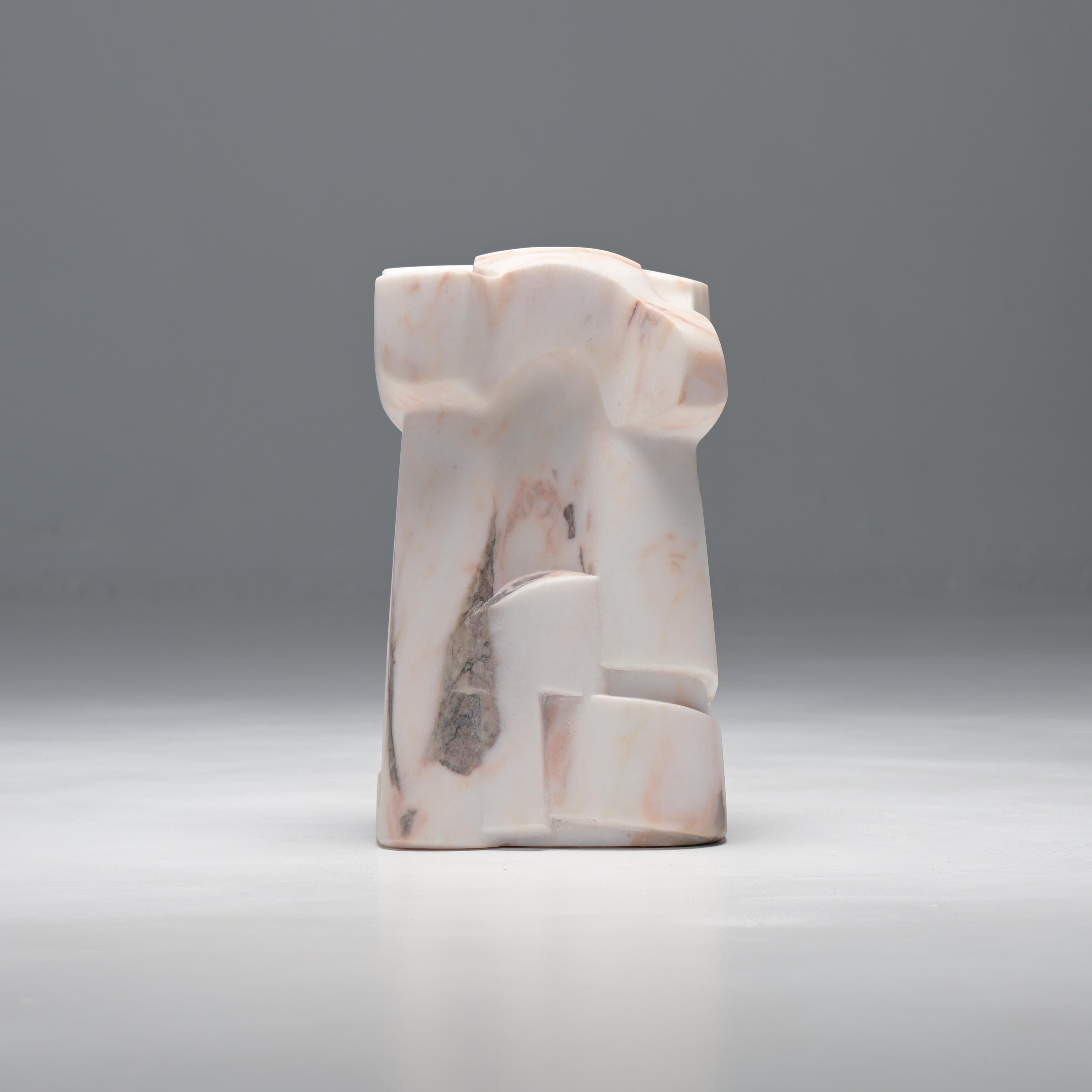 Escultura abstracta de mármol de Jan Keustermans en Excelente estado para la venta en Vlimmeren, BE