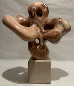 Sculpture abstraite en marbre de Jeff Burtch