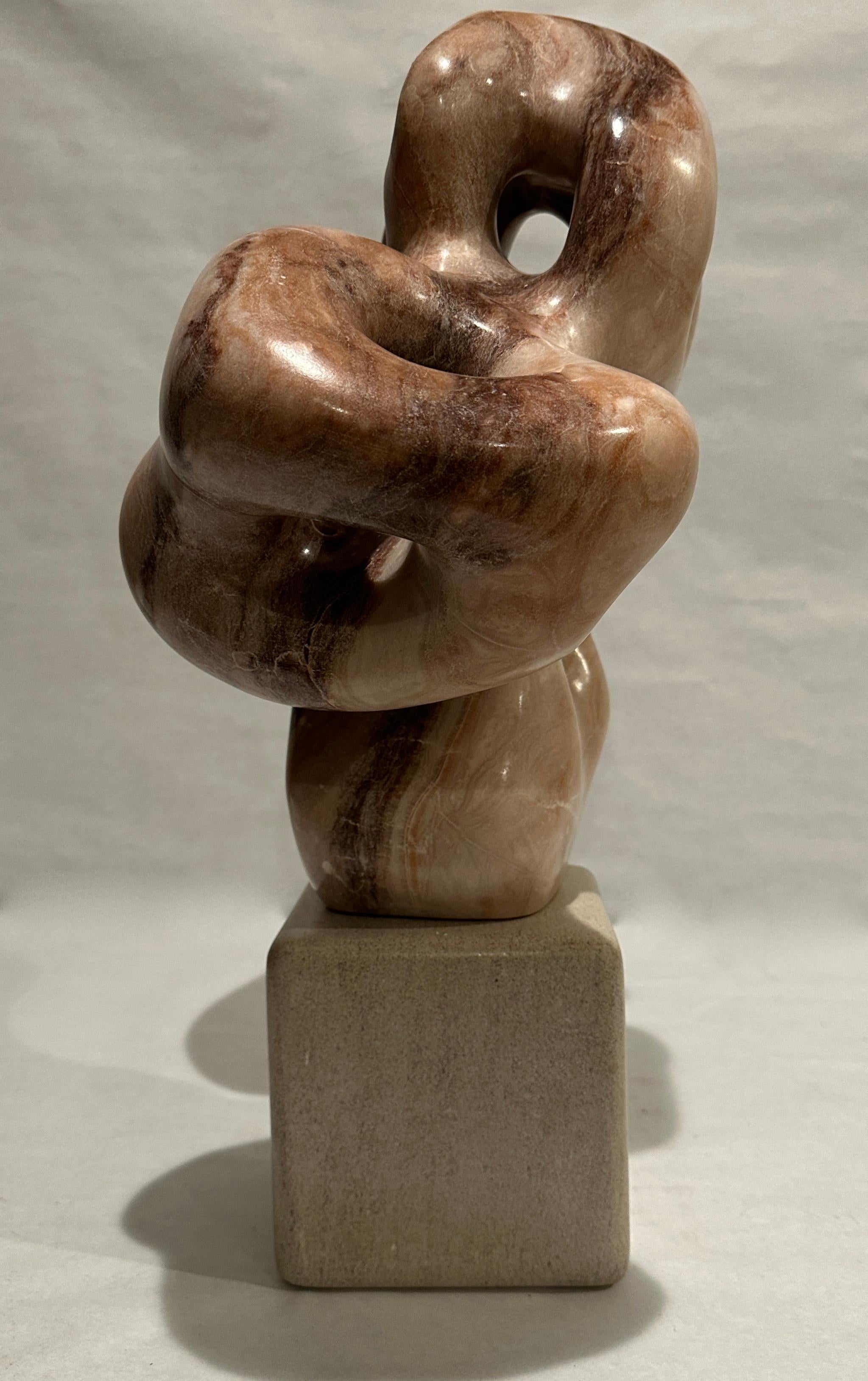American Abstract Marble Sculpture By Jeff Burtch For Sale