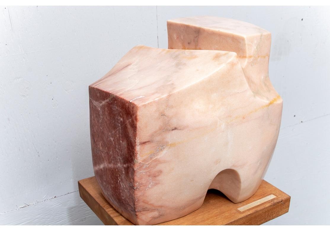 Late 20th Century Abstract Marble Sculpture, 