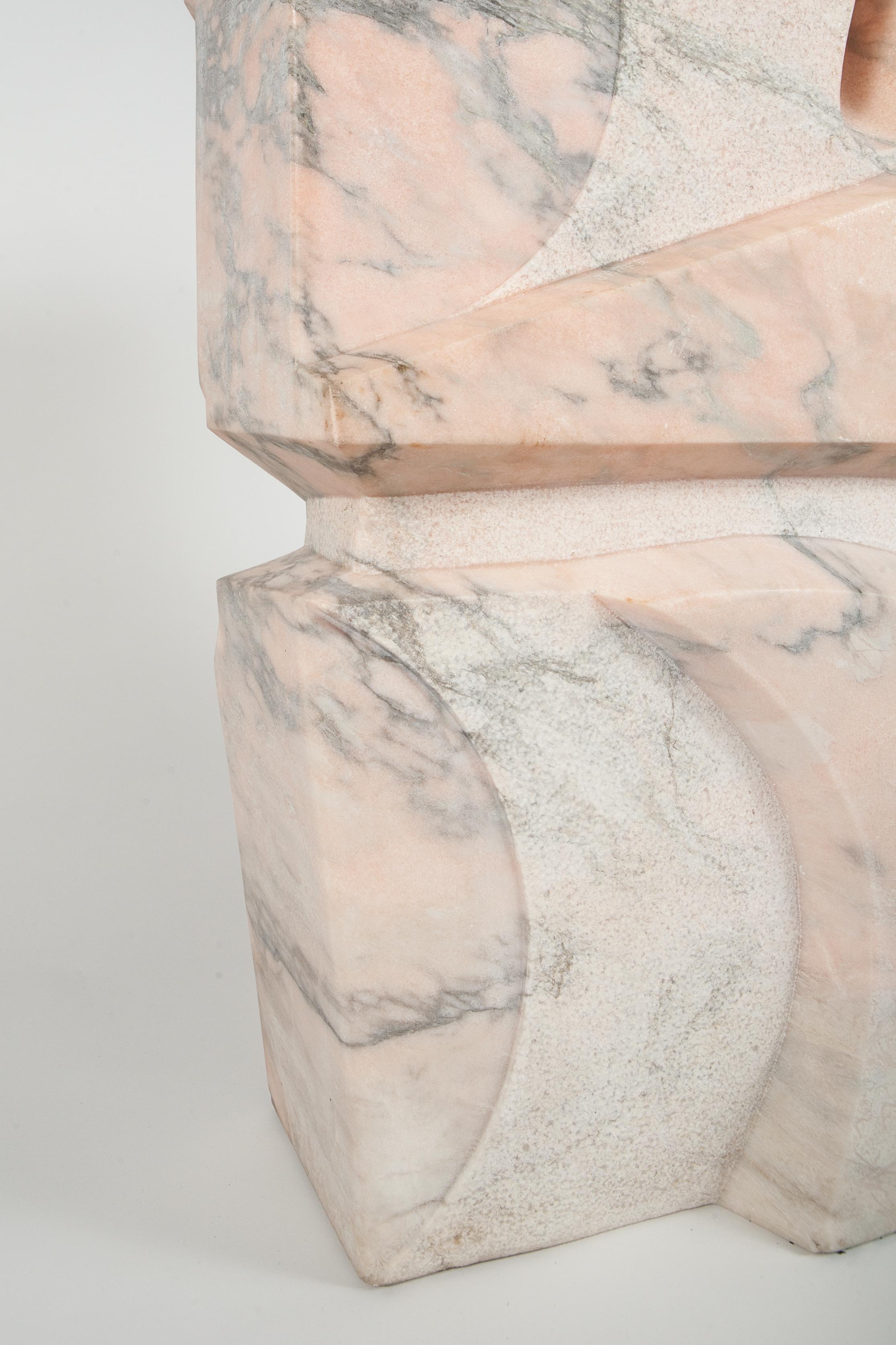 Late 20th Century Abstract Marble Scupture by Silvia Jaffe For Sale